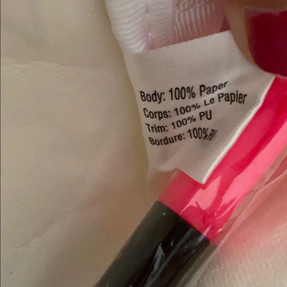 NWT Pink Victoria’s Secret  paper material case